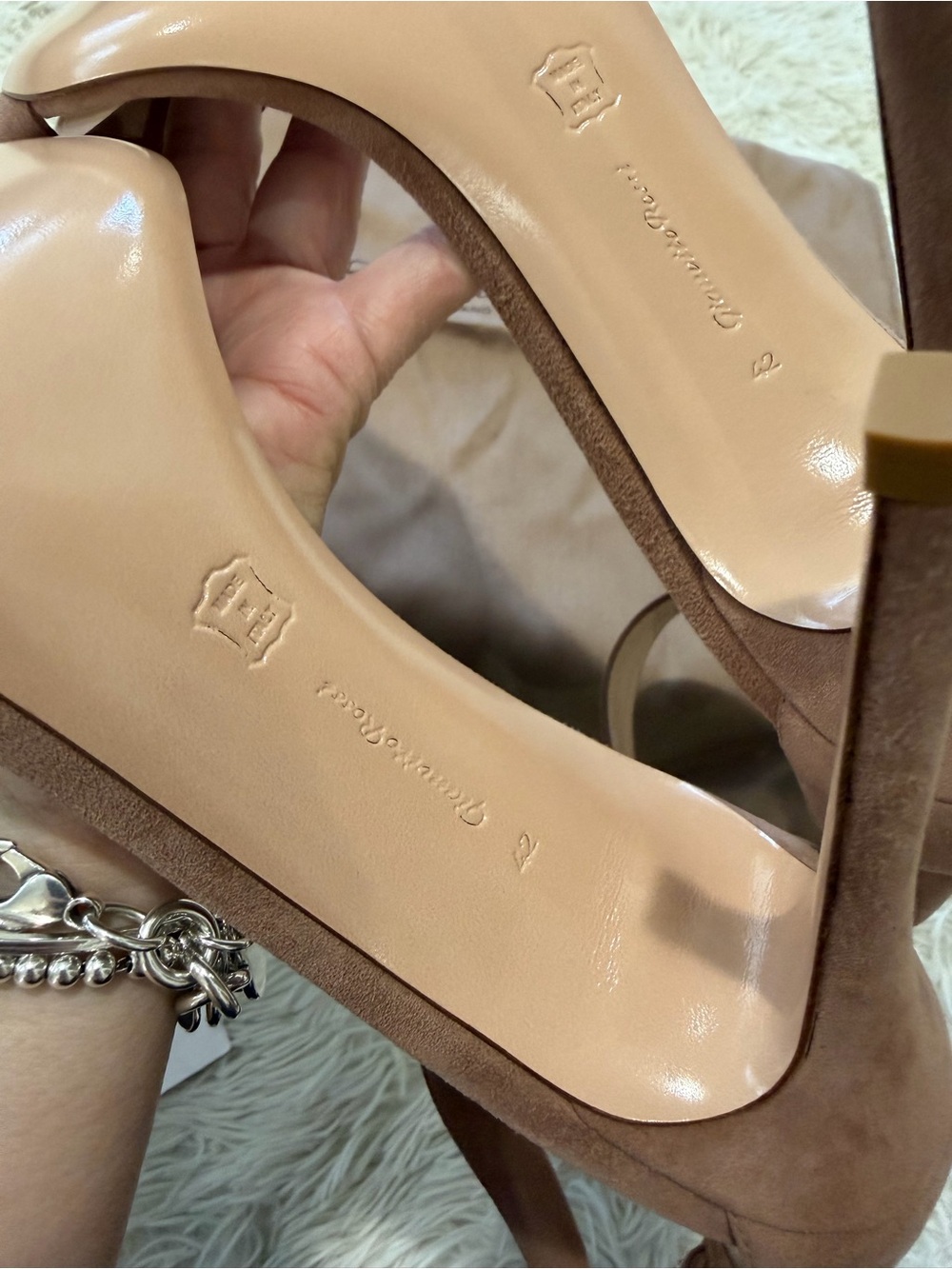 Gianvito Rossi Portofino Heel Sandal - Size 42 US  11- 11.5 - NIB - Picture 8 of 11